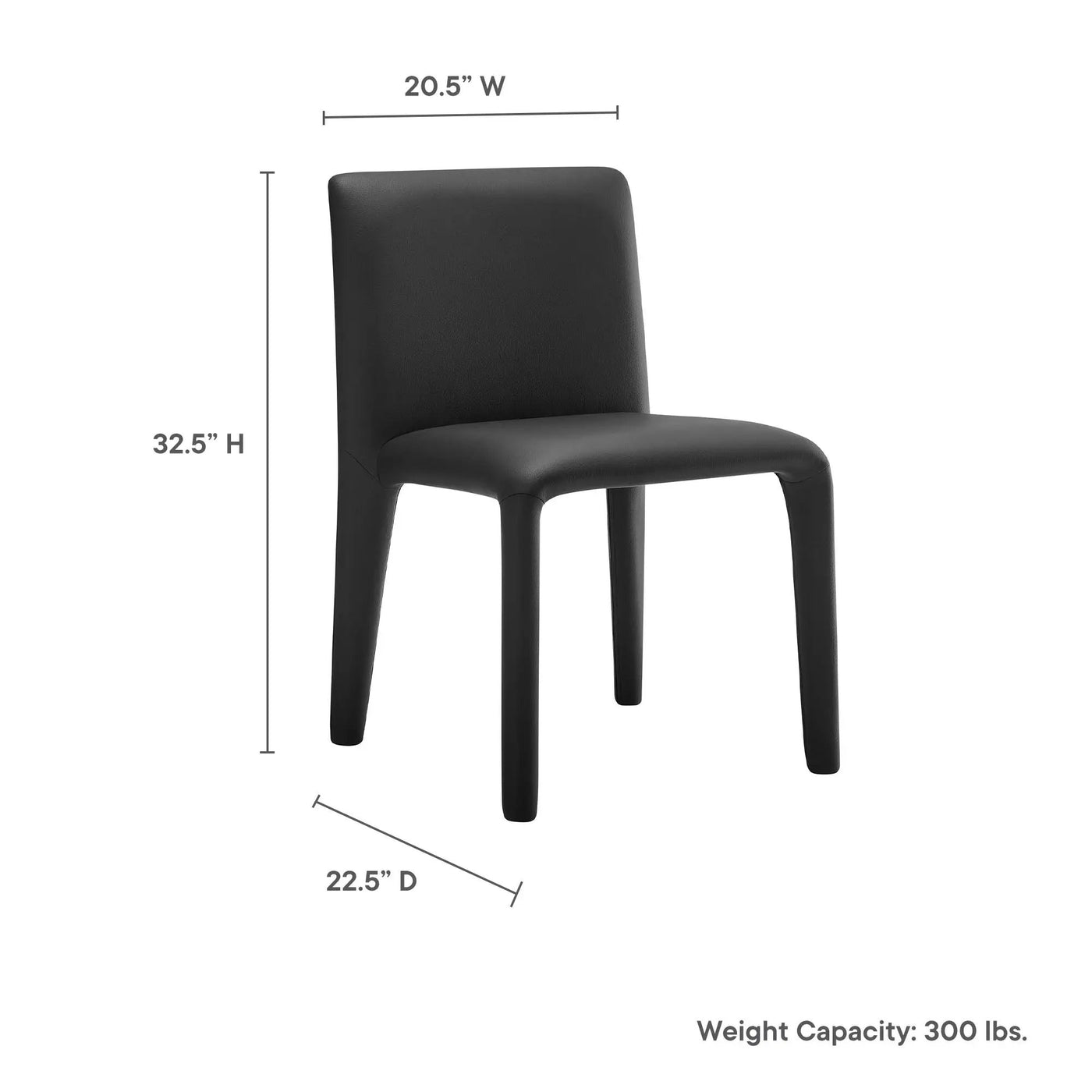Rhodes Vegan Leather Upholstered Dining Chair by Modway by HouseOfZazla