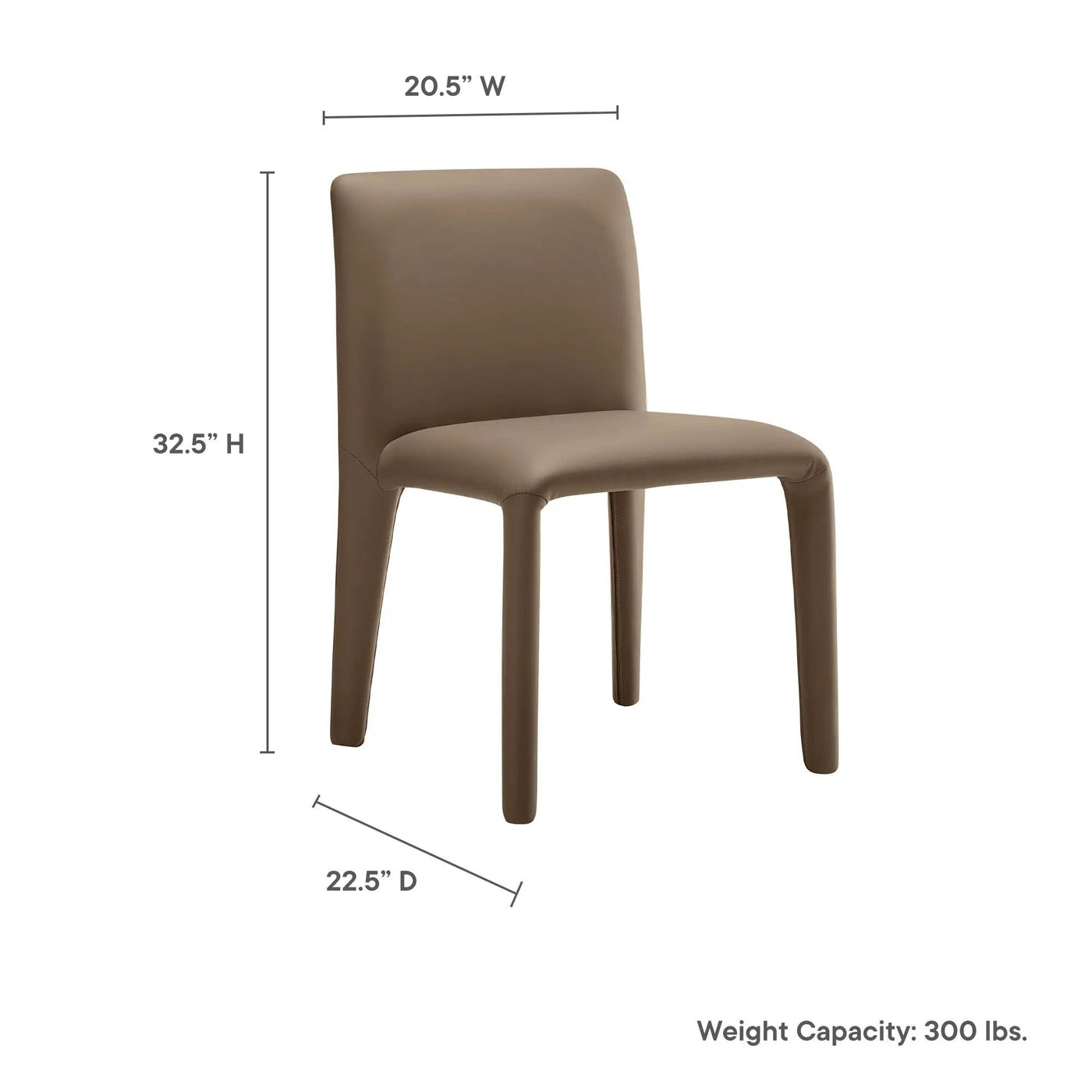 Rhodes Vegan Leather Upholstered Dining Chair by Modway by HouseOfZazla
