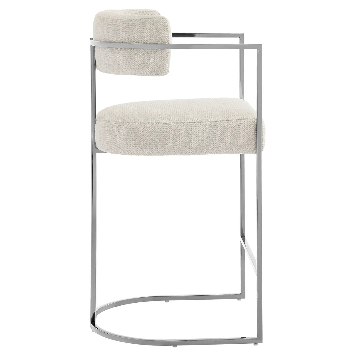 Huron Curved Back Fabric and Metal Counter Stool by Modway by HouseOfZazla