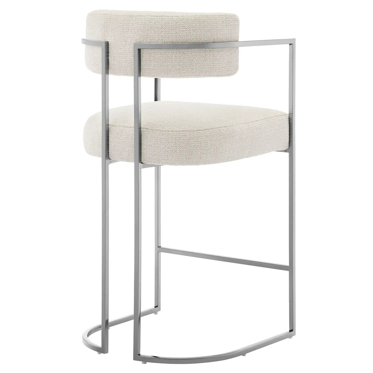 Huron Curved Back Fabric and Metal Counter Stool by Modway by HouseOfZazla