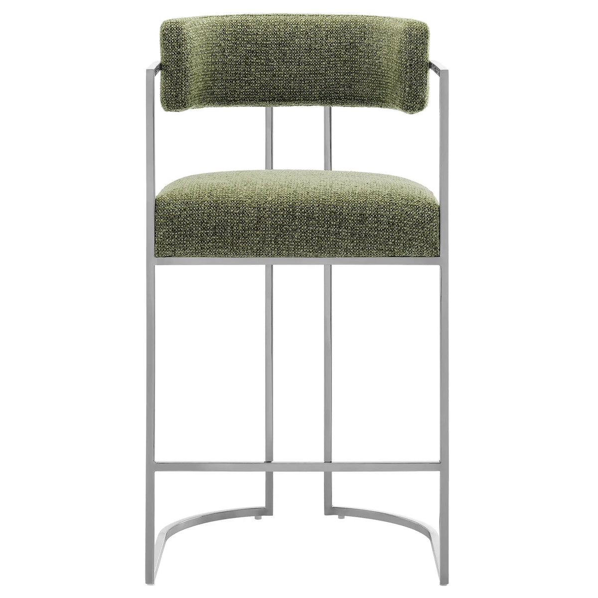 Huron Curved Back Fabric and Metal Counter Stool by Modway by HouseOfZazla