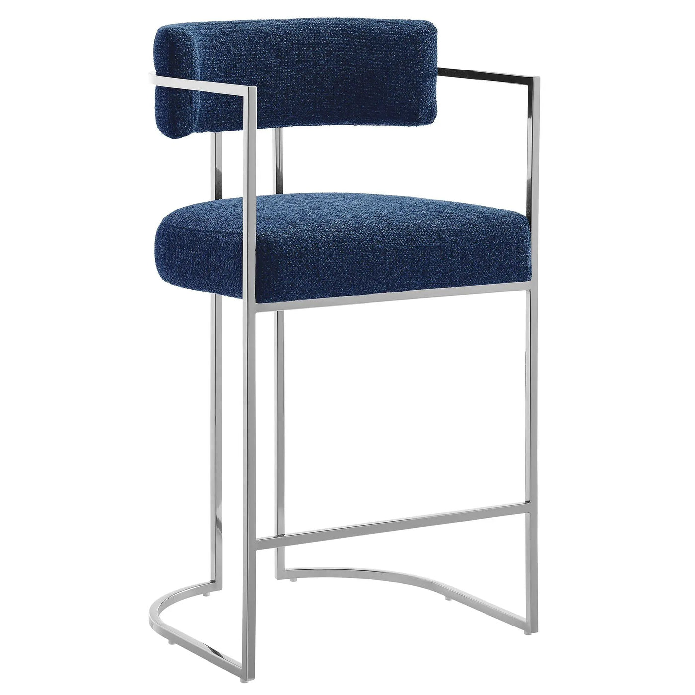 Huron Curved Back Fabric and Metal Counter Stool by Modway by HouseOfZazla