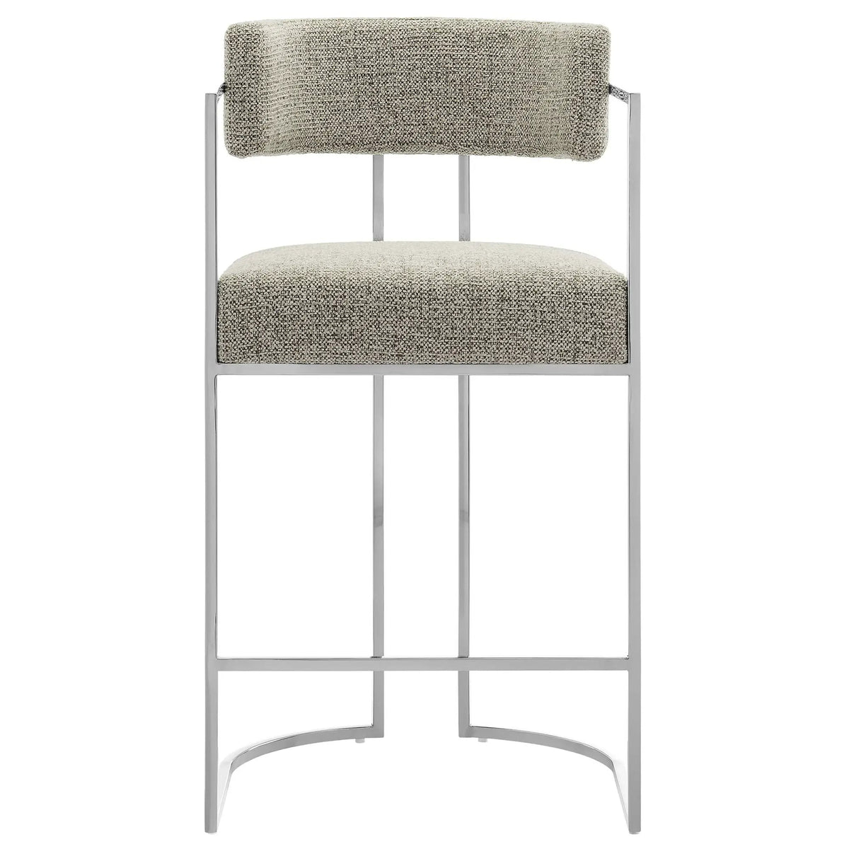 Huron Curved Back Fabric and Metal Counter Stool by Modway by HouseOfZazla