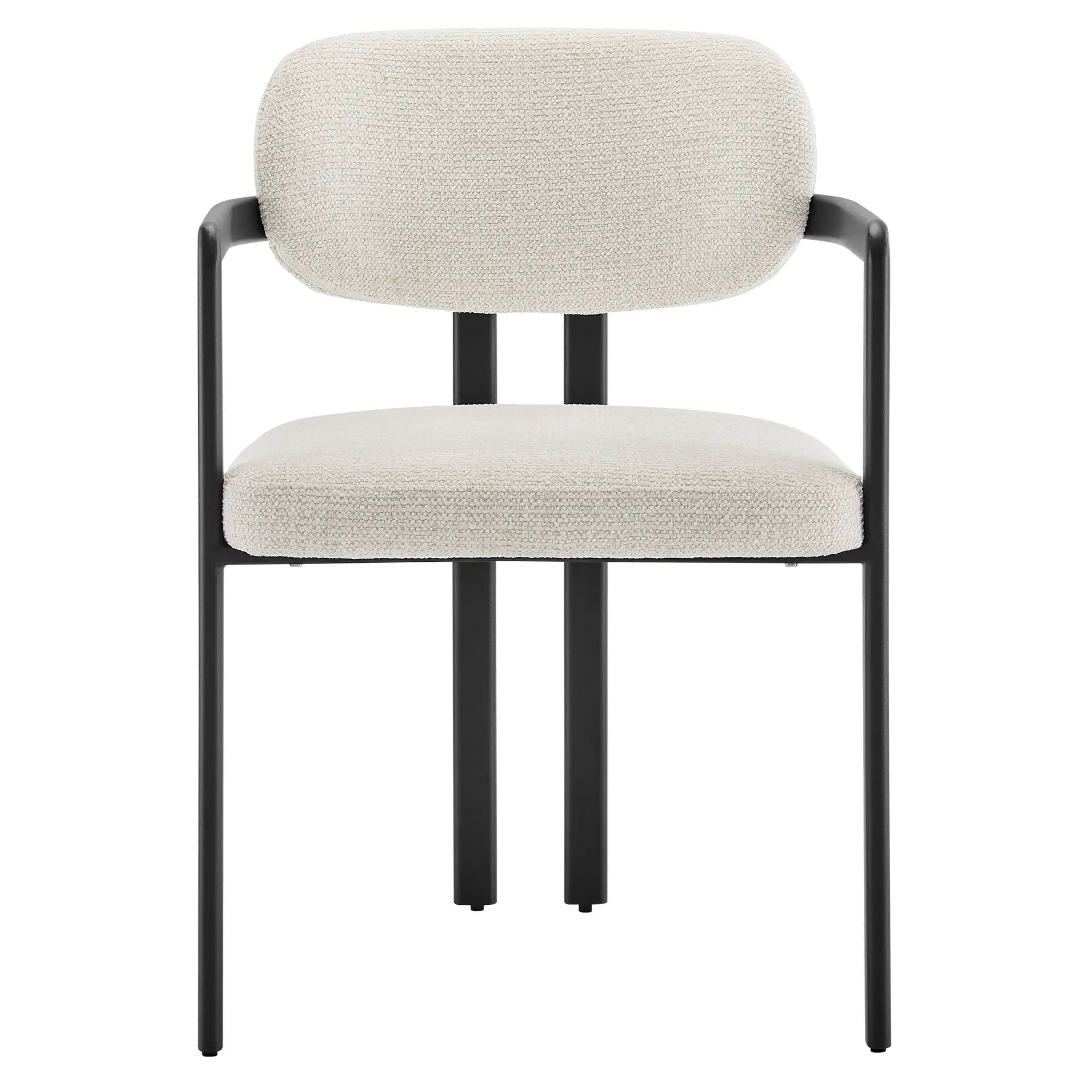 Elio Barrel Fabric and Metal Dining Chair by Modway by HouseOfZazla