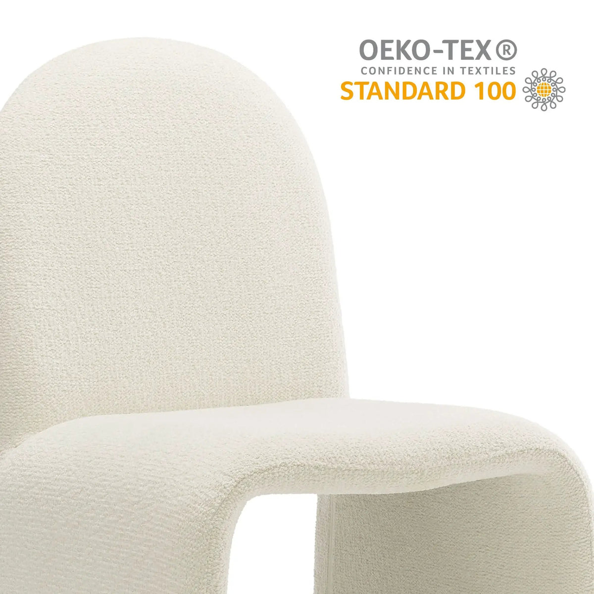 Junia Boucle Upholstered Armless Dining Chair by Modway by HouseOfZazla