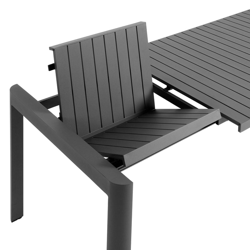 Tahoe Outdoor Patio Aluminum Extendable Dining Table by Modway, photo 7 of 10