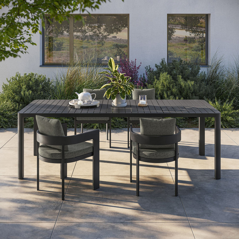 Tahoe Outdoor Patio Aluminum Extendable Dining Table by Modway, photo 9 of 10