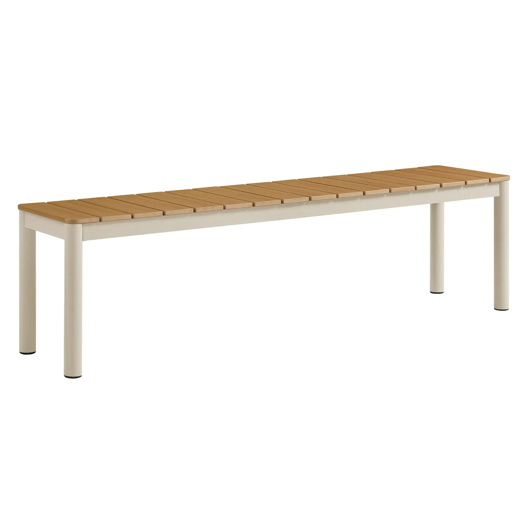 Finn Outdoor Patio Aluminum Bench Set of 2 by Modway by HouseOfZazla