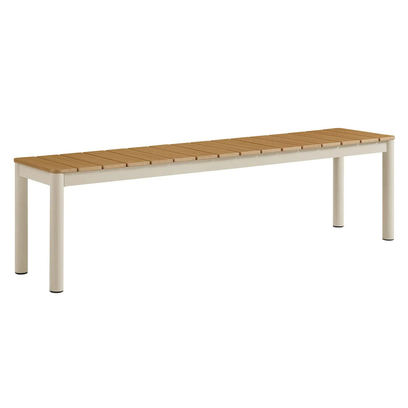 Finn Outdoor Patio Aluminum Bench Set of 2 by Modway by HouseOfZazla