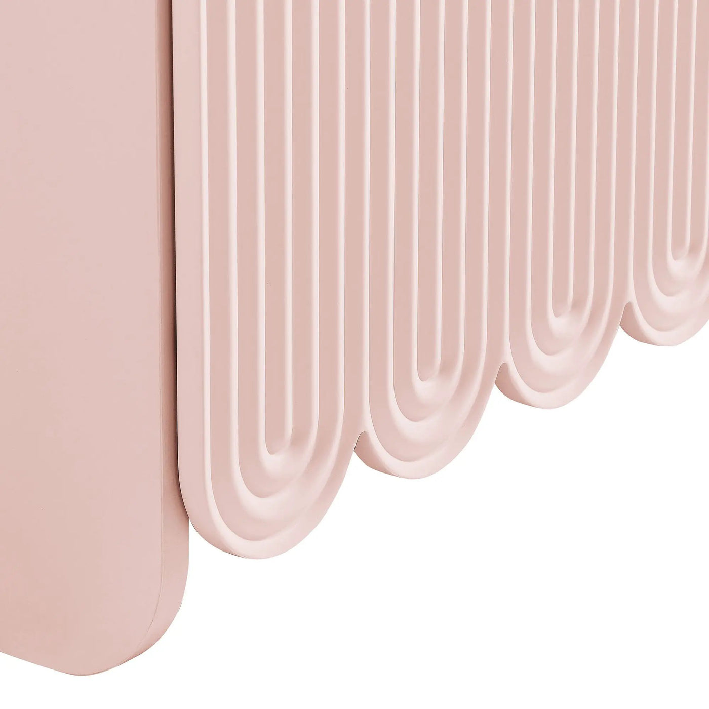 Dahlia Fluted and Scalloped Sideboard Storage Cabinet by HouseOfZazla