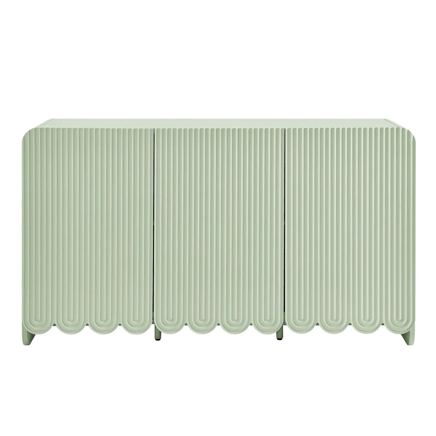 Dahlia Fluted and Scalloped Sideboard Storage Cabinet by HouseOfZazla