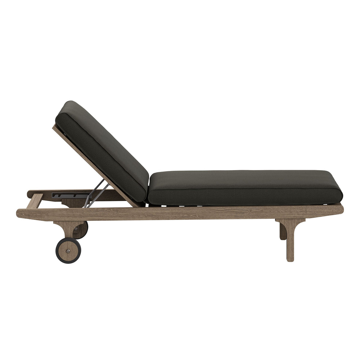 Saratoga Outdoor Patio Teak Wood 3-Piece Chaise Lounge Furniture Set by Modway, photo 6 of 32