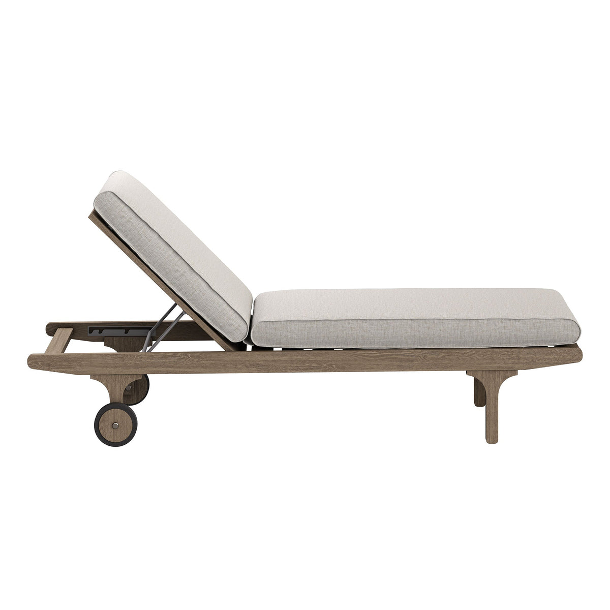 Saratoga Outdoor Patio Teak Wood 3-Piece Chaise Lounge Furniture Set by Modway, photo 18 of 32