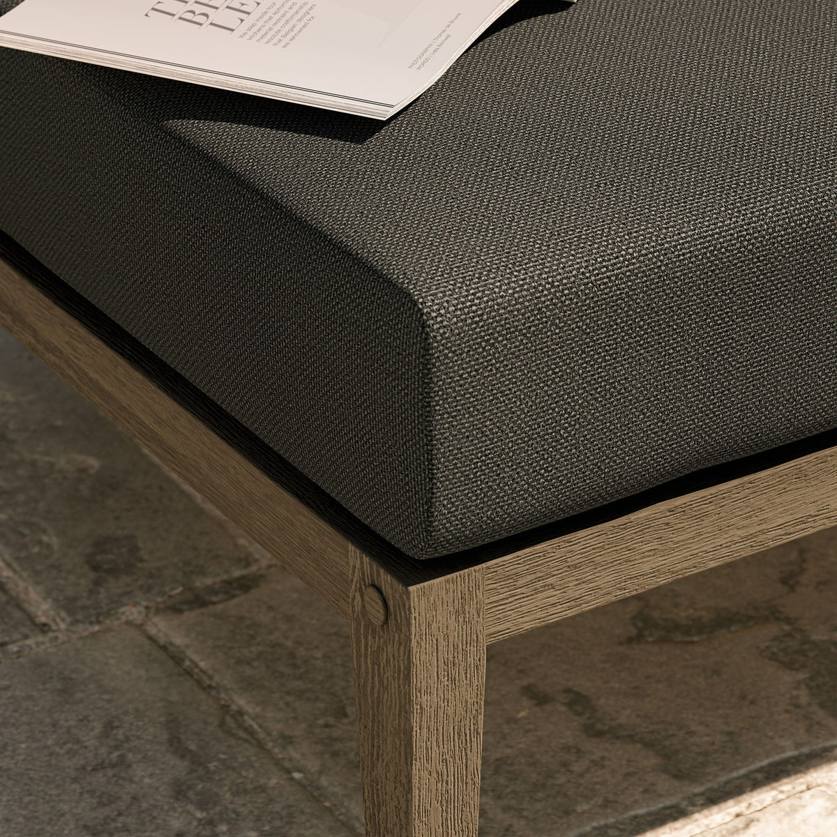 Northlake Outdoor Patio Teak Ottoman by Modway, photo 8 of 24