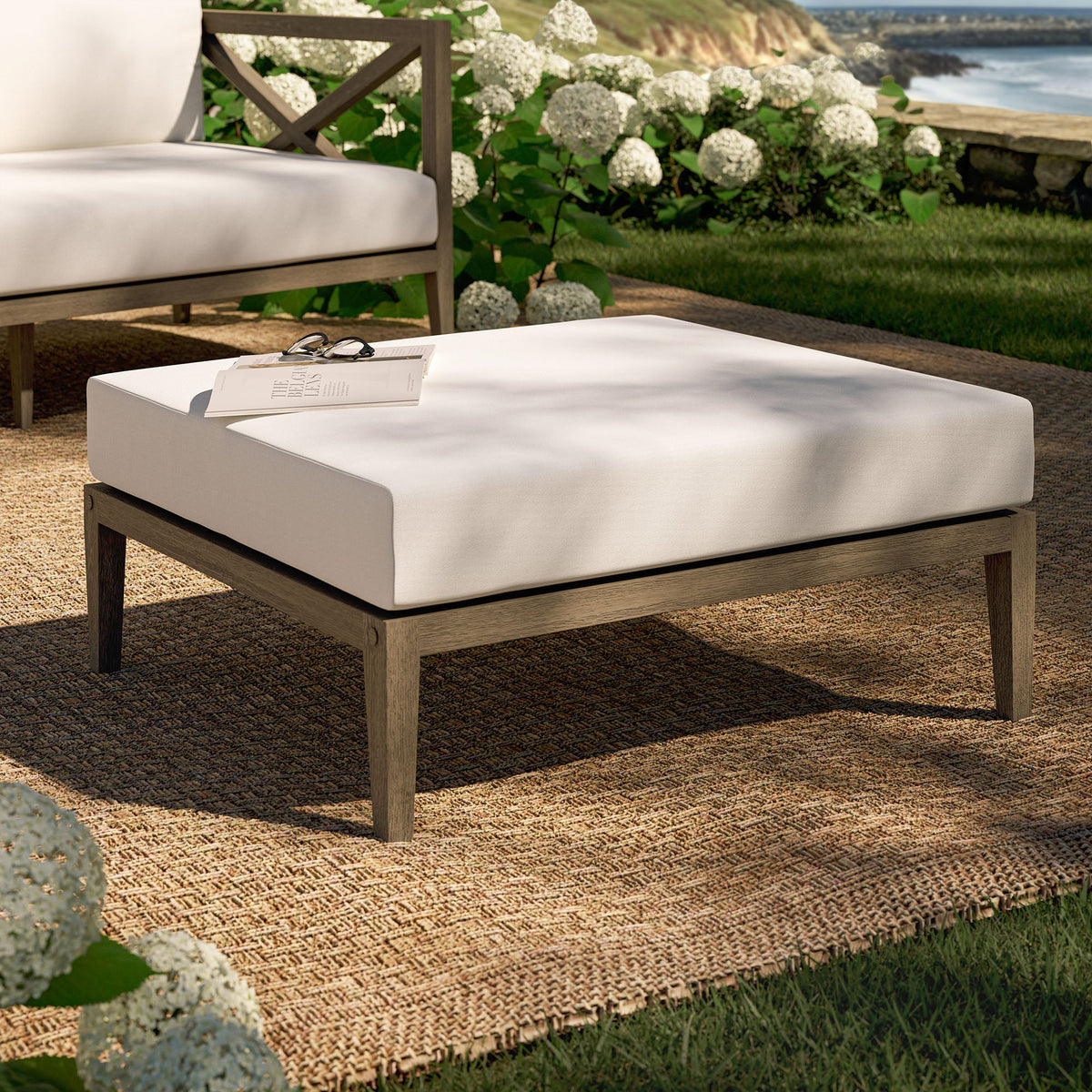 Northlake Outdoor Patio Teak Ottoman by Modway, photo 23 of 24