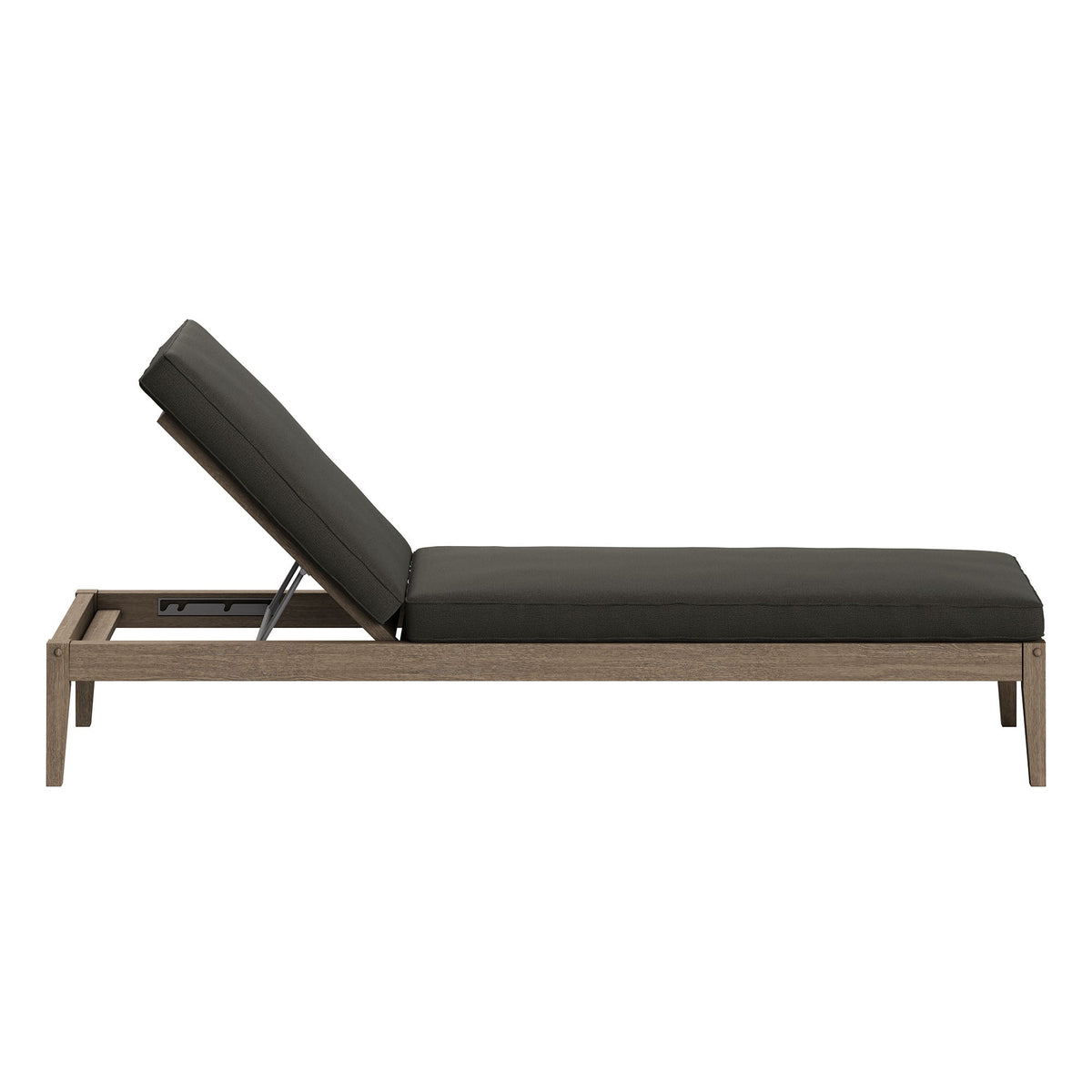 Northlake 3-Piece Outdoor Patio Teak Wood Furniture Set with Chaise Lounges and Side Table by Modway, photo 7 of 31