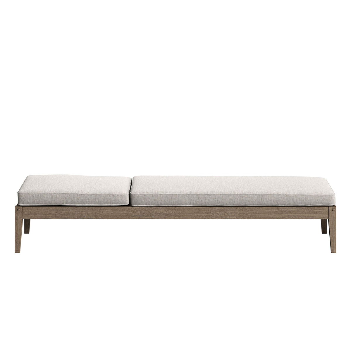 Northlake 3-Piece Outdoor Patio Teak Wood Furniture Set with Chaise Lounges and Side Table by Modway, photo 19 of 31