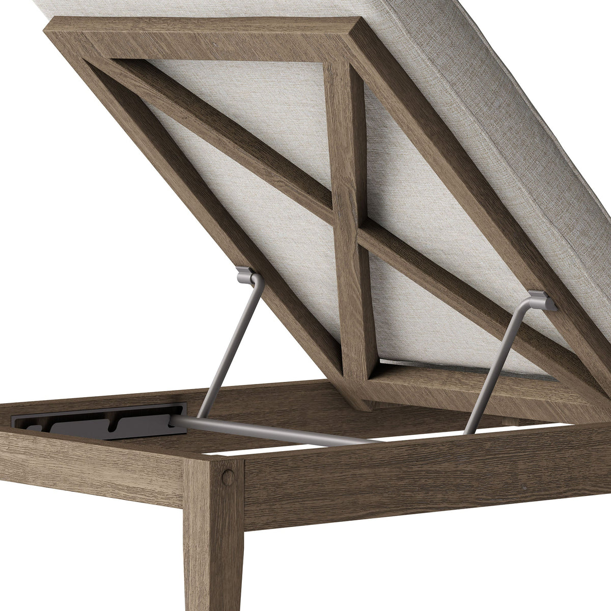 Northlake Outdoor Patio Teak Chaise Lounge by Modway, photo 16 of 27