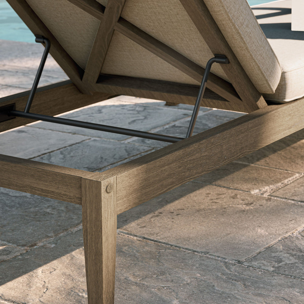 Northlake Outdoor Patio Teak Chaise Lounge by Modway, photo 18 of 27