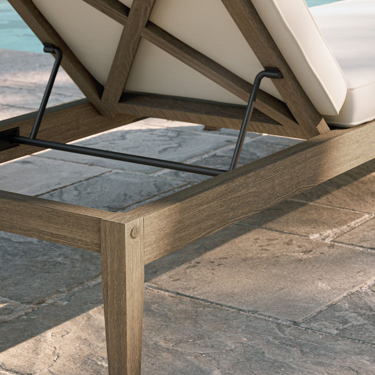 Northlake Outdoor Patio Teak Chaise Lounge by Modway, photo 27 of 27