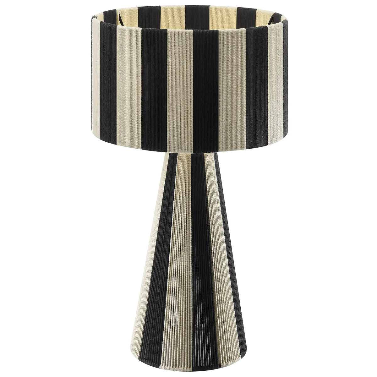 Renae Handwoven Cotton Thread Striped Table Lamp by Modway by HouseOfZazla