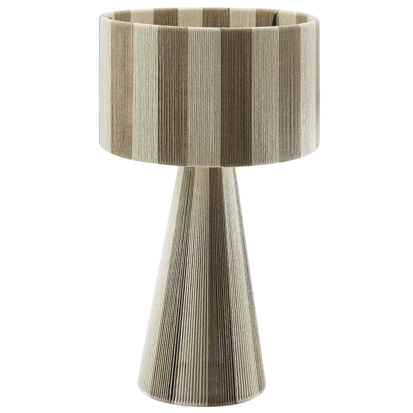 Renae Handwoven Cotton Thread Striped Table Lamp by Modway by HouseOfZazla