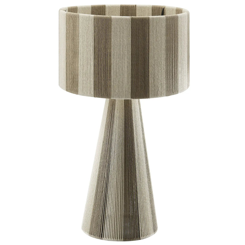 Renae Handwoven Cotton Thread Striped Table Lamp by Modway by HouseOfZazla