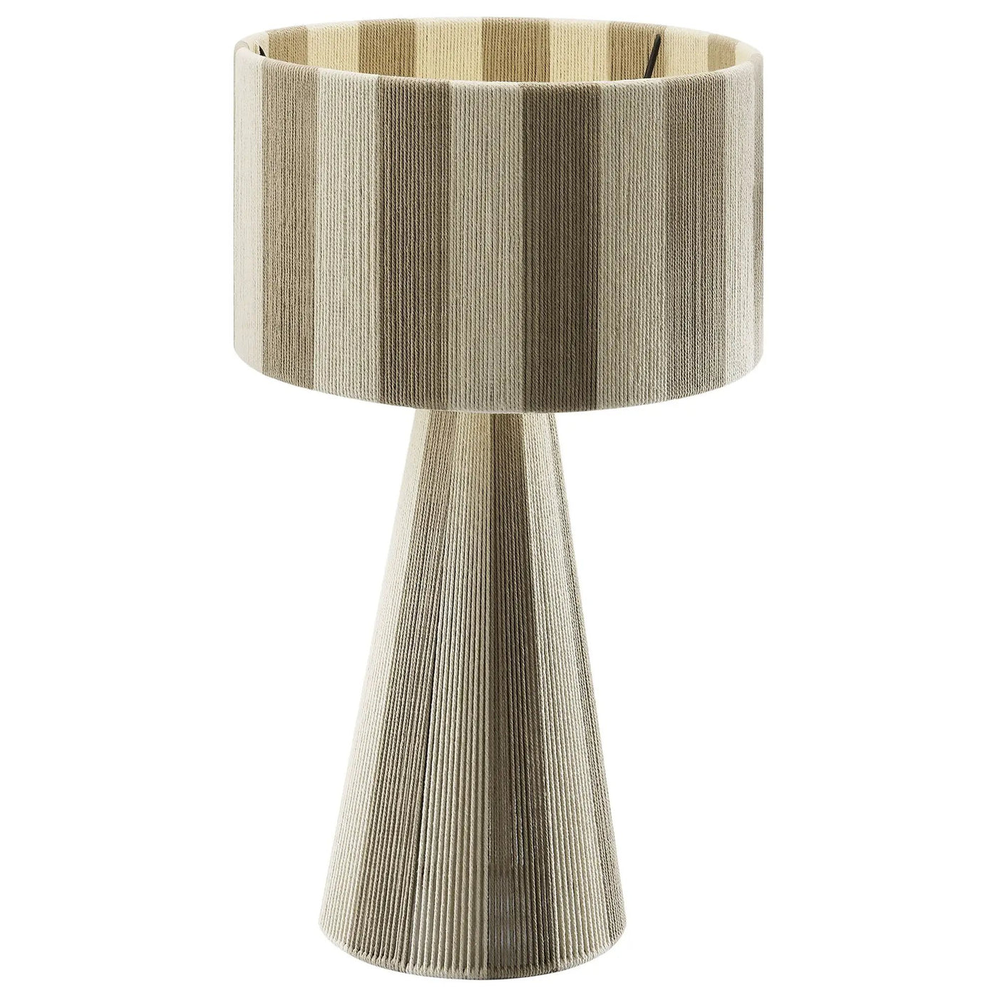 Renae Handwoven Cotton Thread Striped Table Lamp by Modway by HouseOfZazla