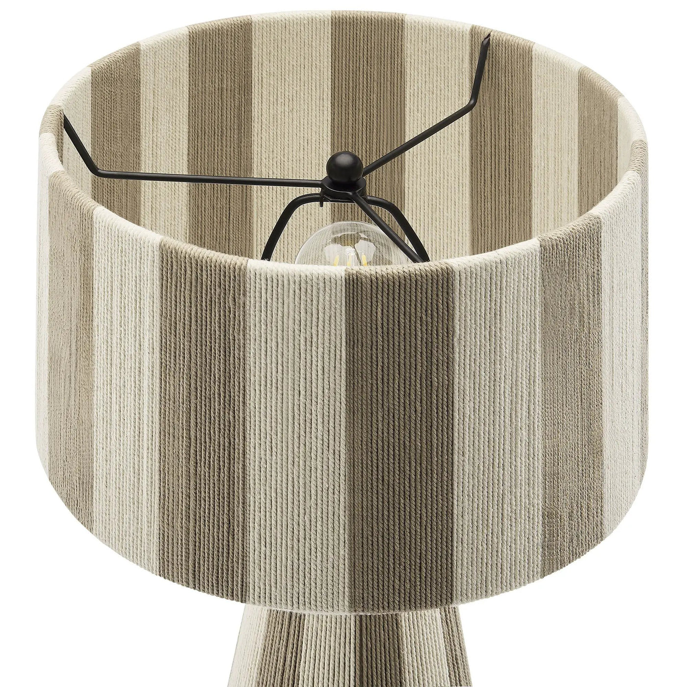 Renae Handwoven Cotton Thread Striped Table Lamp by Modway by HouseOfZazla