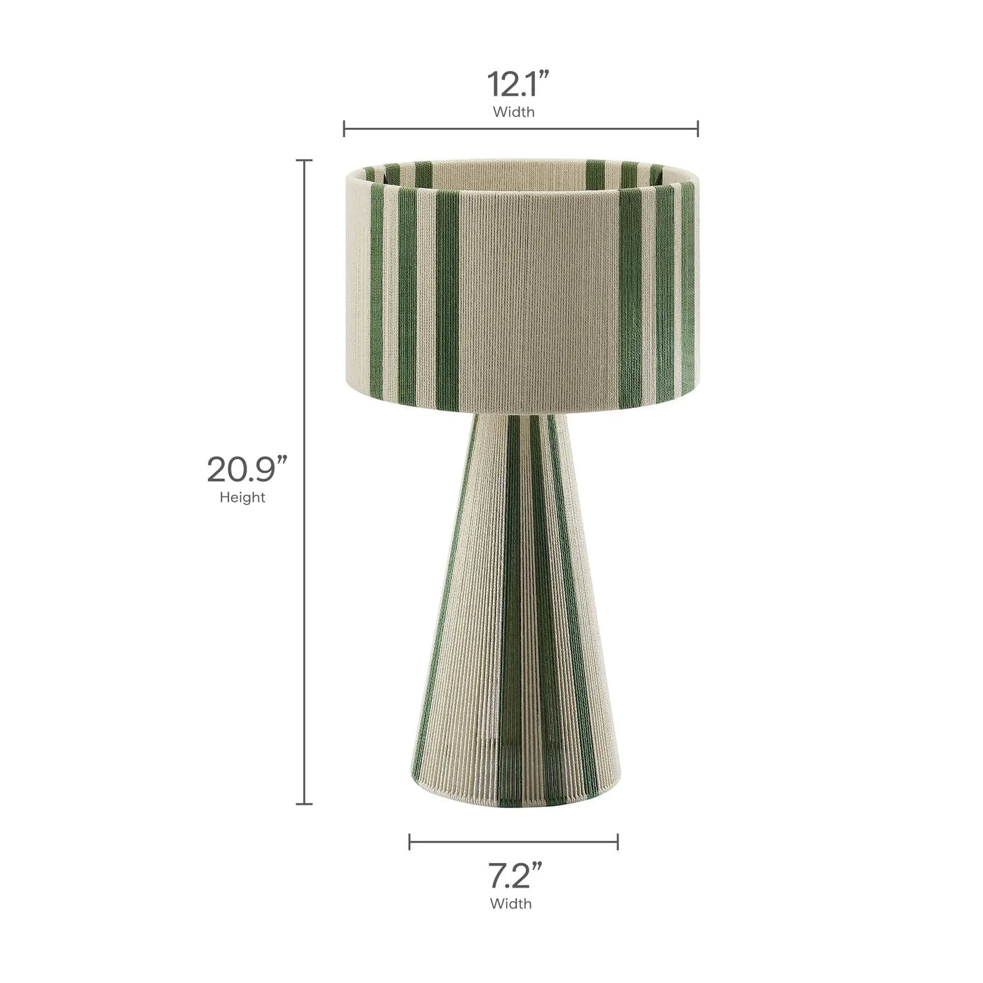 Gia Handwoven Cotton Thread Table Lamp by Modway by HouseOfZazla