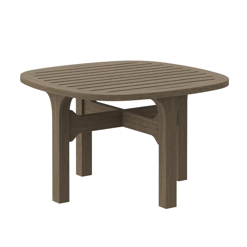 Saratoga Square Outdoor Patio Teak Wood Side Table by Modway by HouseOfZazla