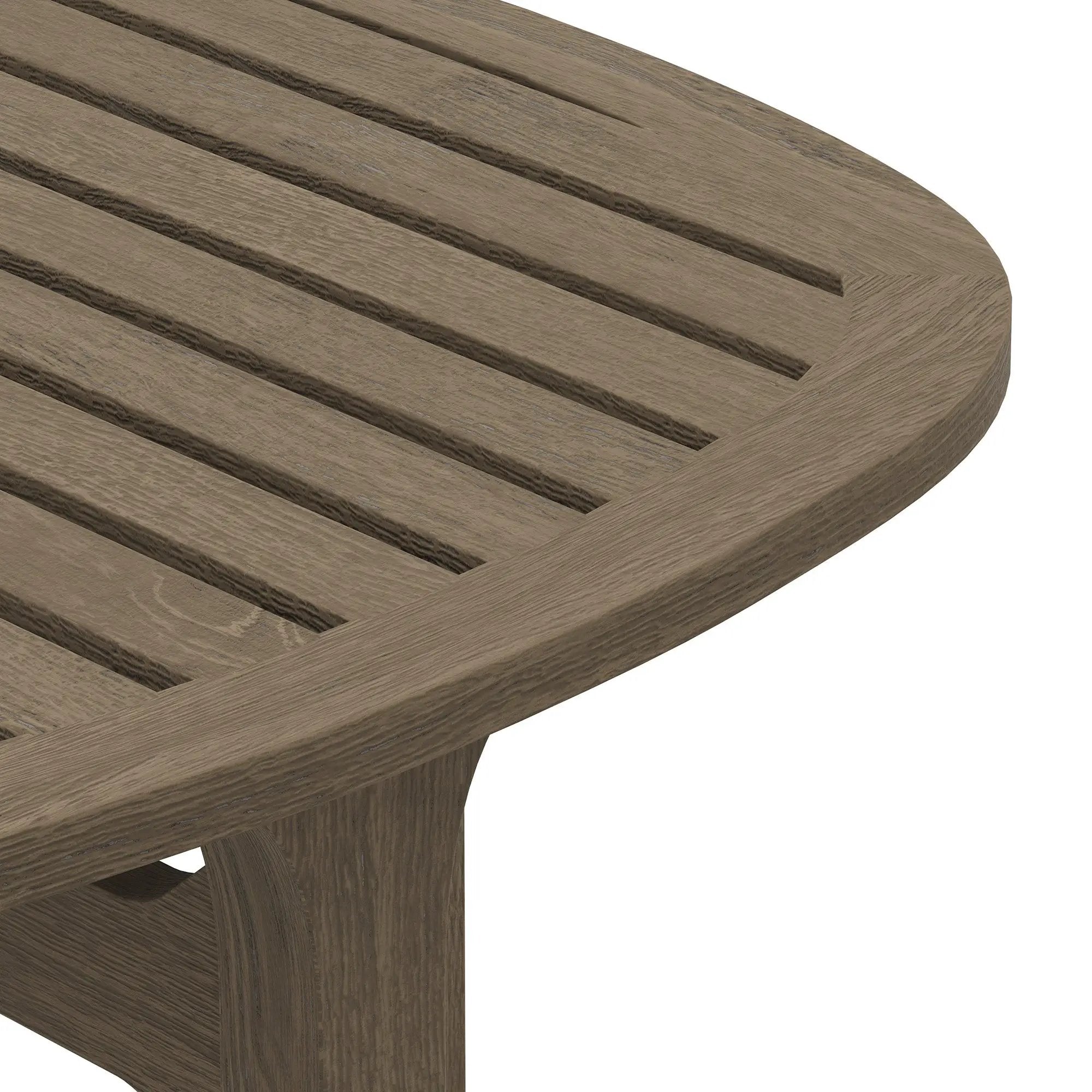 Saratoga Square Outdoor Patio Teak Wood Side Table by Modway by HouseOfZazla