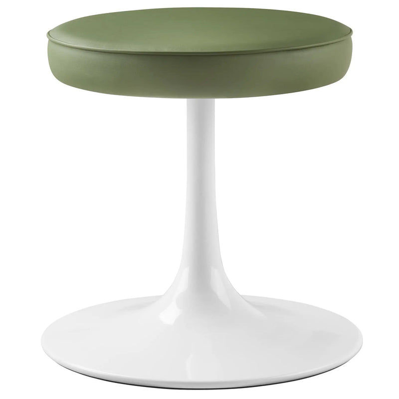 Lippa Vegan Leather Round Stool by Modway by HouseOfZazla
