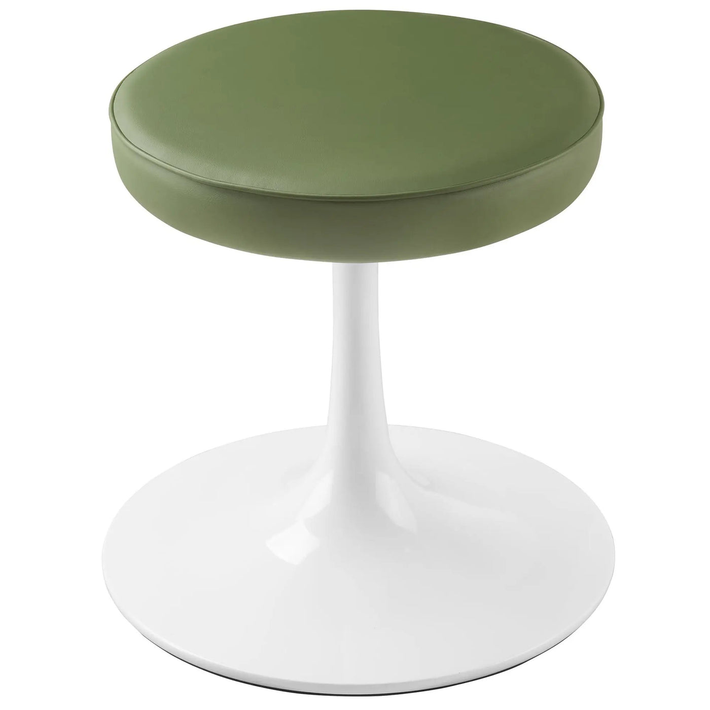 Lippa Vegan Leather Round Stool by Modway by HouseOfZazla