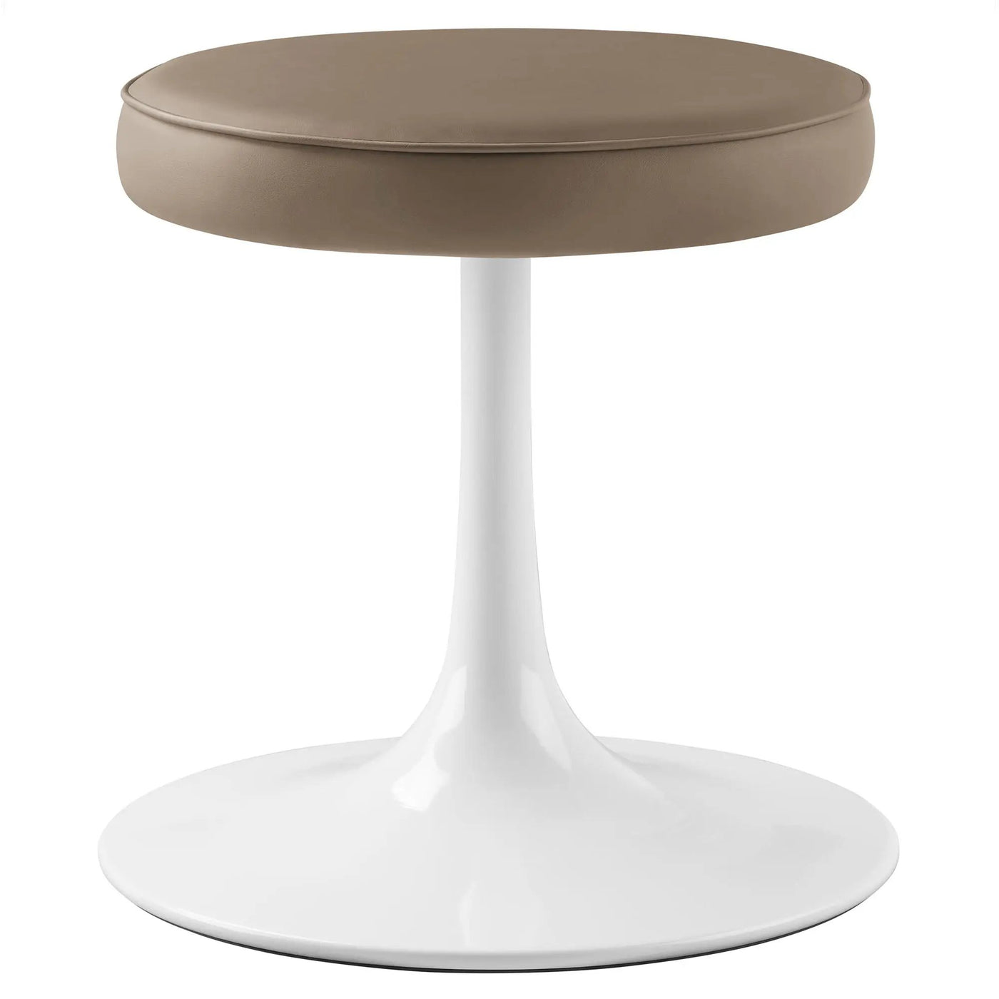 Lippa Vegan Leather Round Stool by Modway by HouseOfZazla