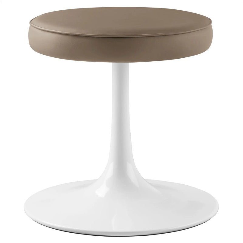 Lippa Vegan Leather Round Stool by Modway by HouseOfZazla