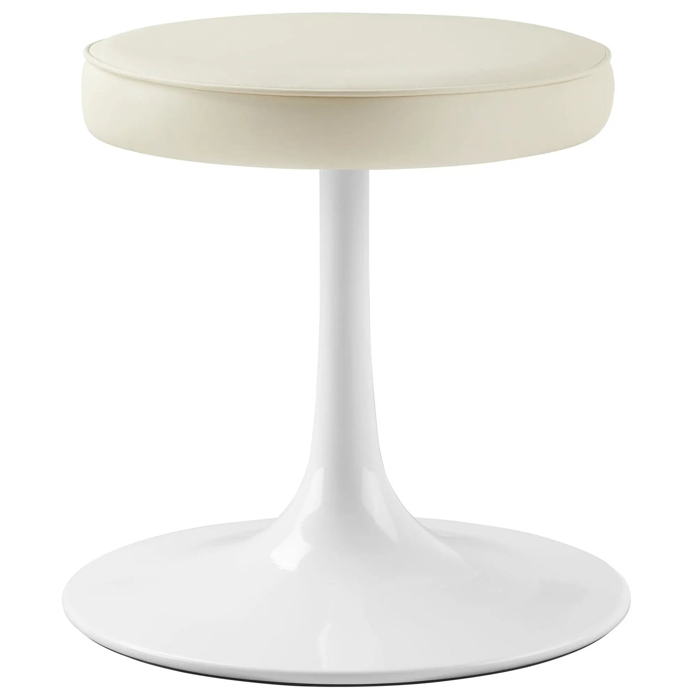 Lippa Vegan Leather Round Stool by Modway by HouseOfZazla