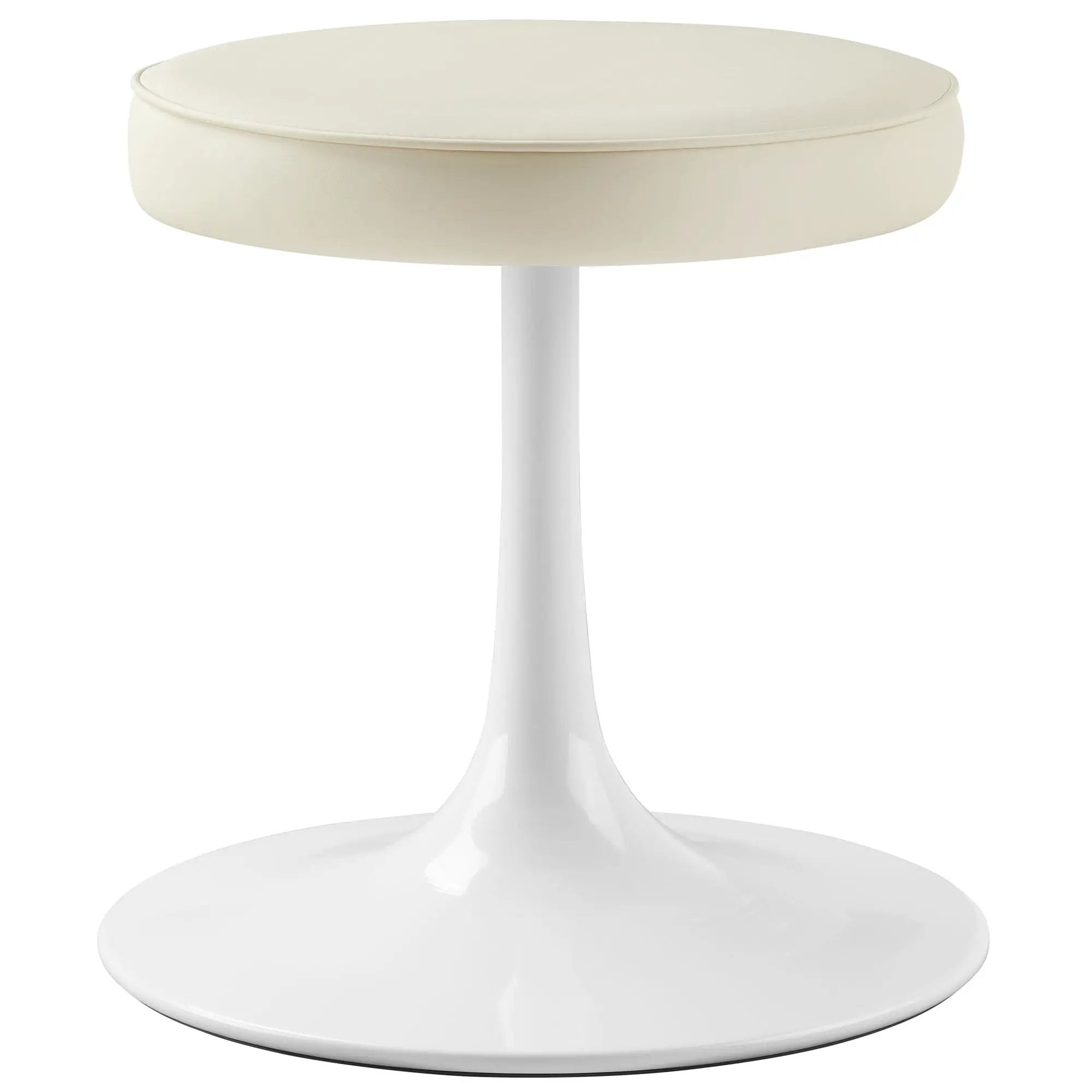 Lippa Vegan Leather Round Stool by Modway by HouseOfZazla