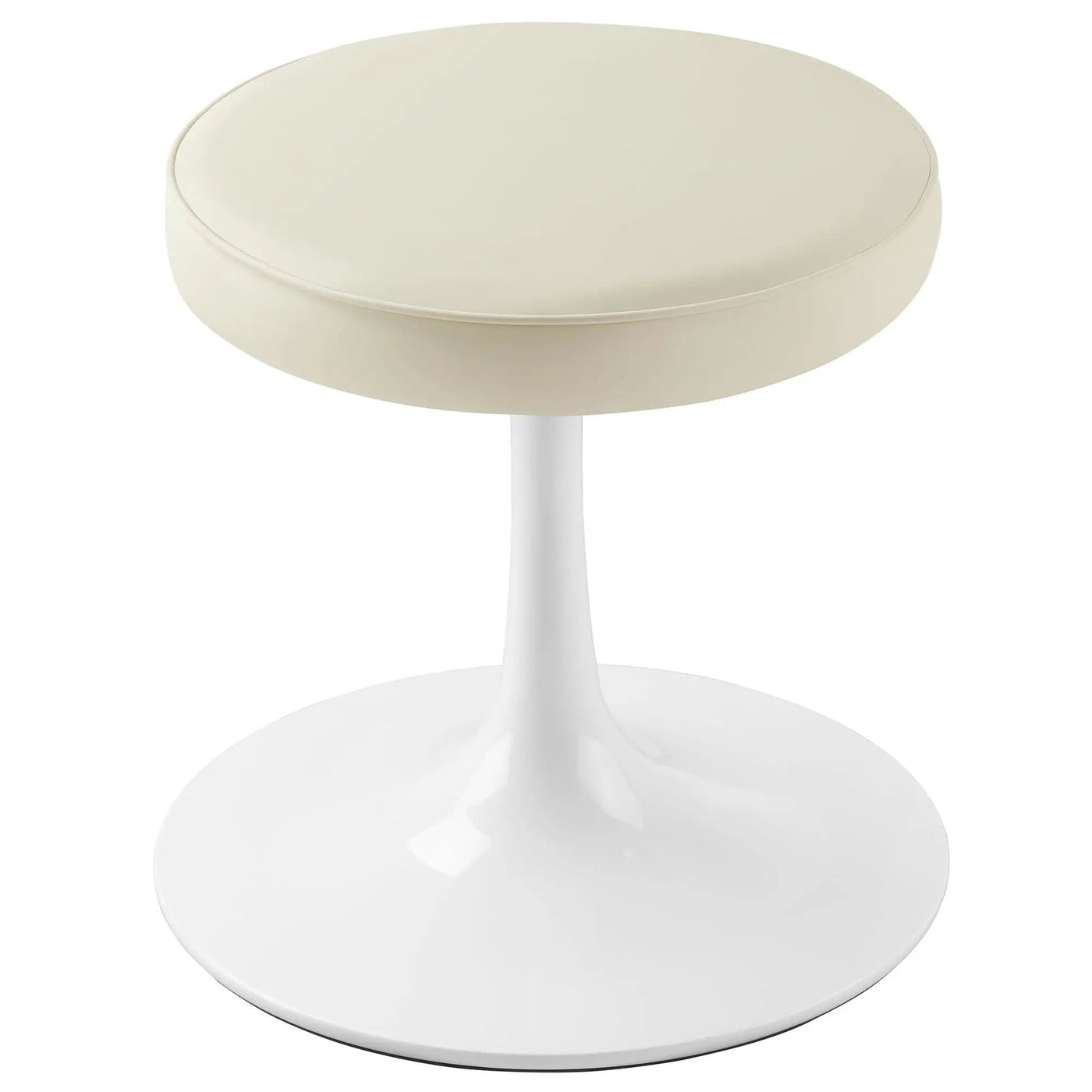 Lippa Vegan Leather Round Stool by Modway by HouseOfZazla