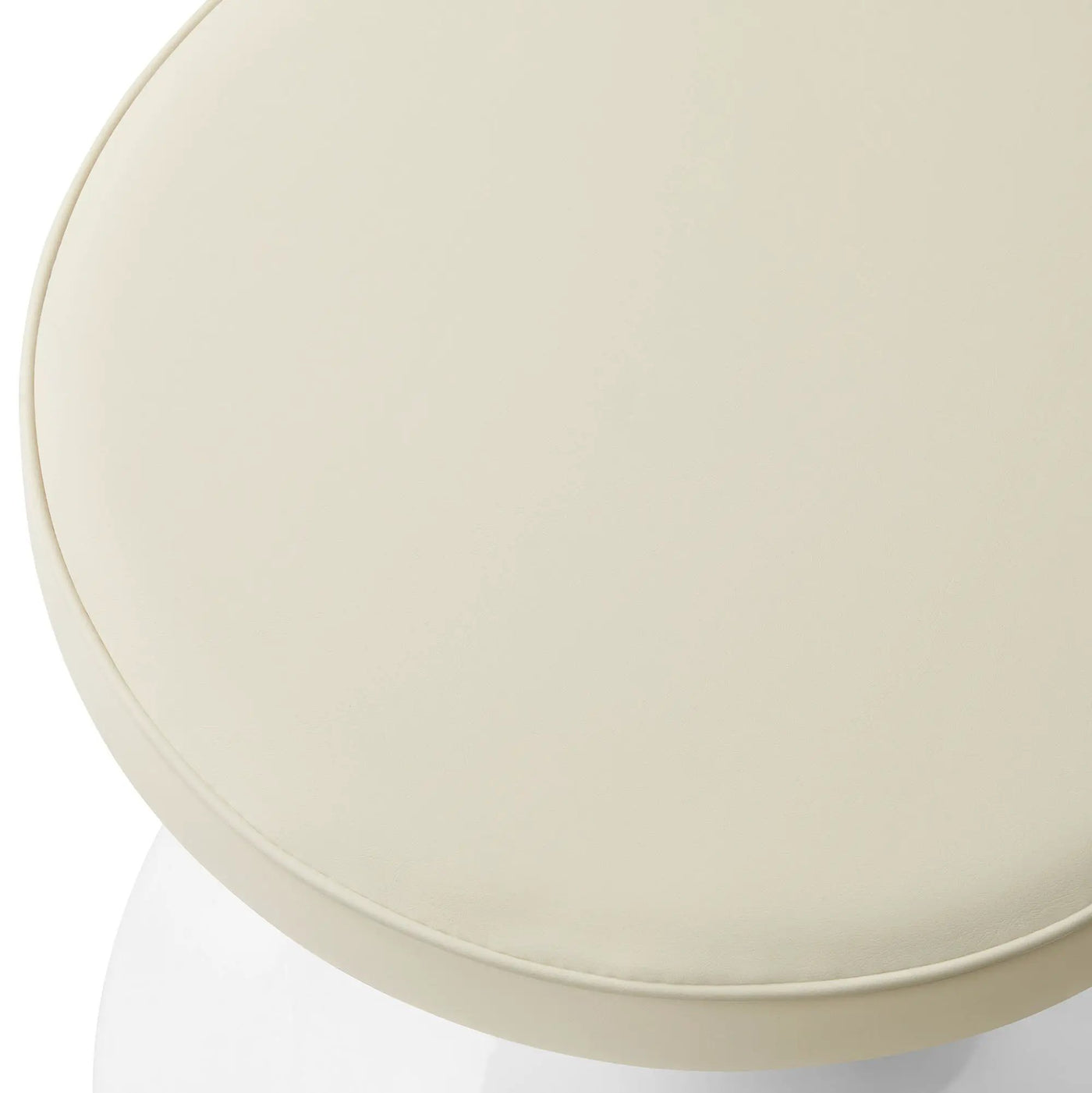 Lippa Vegan Leather Round Stool by Modway by HouseOfZazla