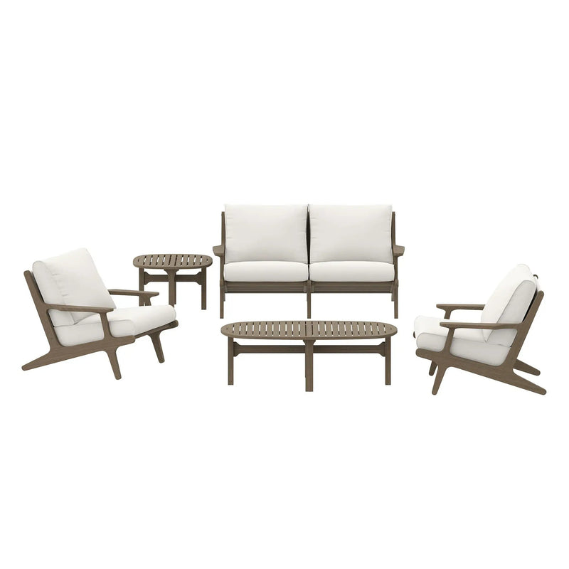 Saratoga 5-Piece Outdoor Patio Teak Wood Furniture Set by Modway by HouseOfZazla