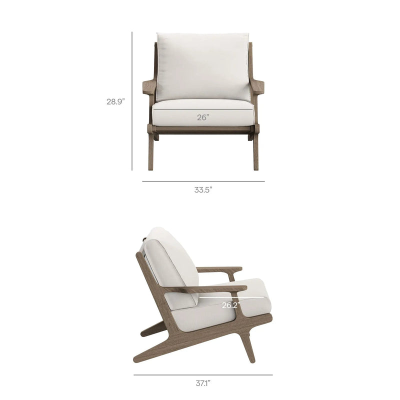 Saratoga 5-Piece Outdoor Patio Teak Wood Furniture Set by Modway by HouseOfZazla