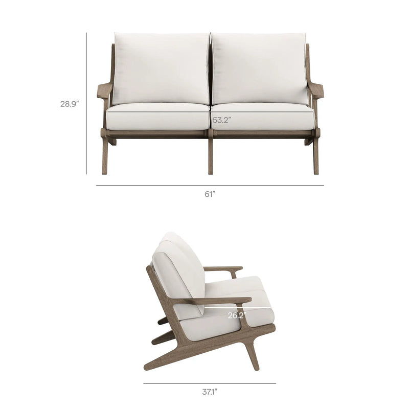Saratoga 5-Piece Outdoor Patio Teak Wood Furniture Set by Modway by HouseOfZazla