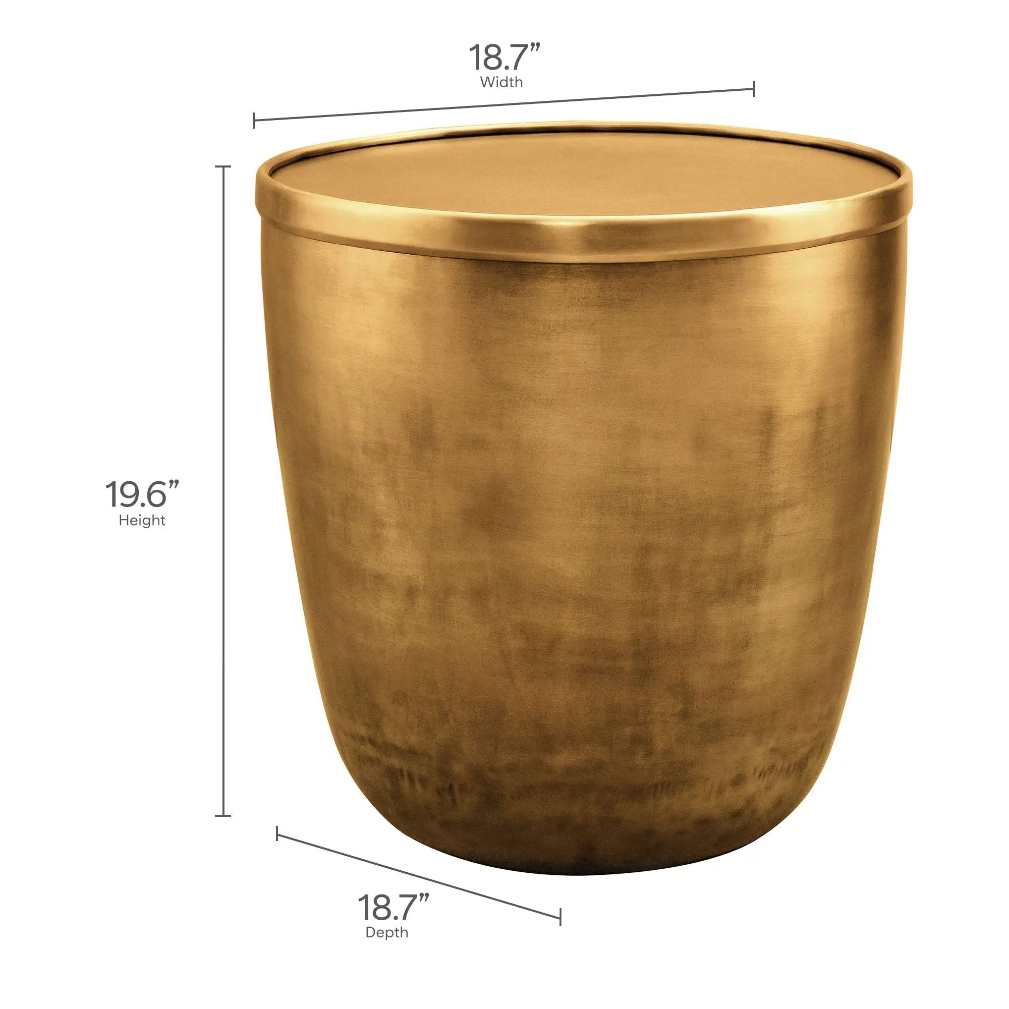 Viora Metal Storage Side Table by Modway by HouseOfZazla