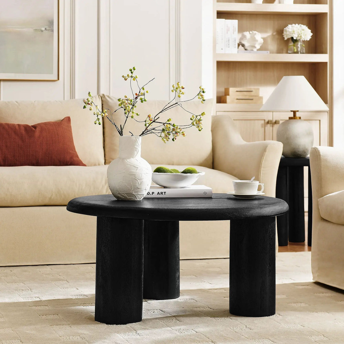 Mavina Round Mango Wood Coffee Table by Modway by HouseOfZazla