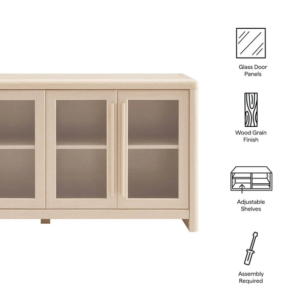 Evren 4-Door Sideboard Storage Display Cabinet by Modway, photo 2 of 7