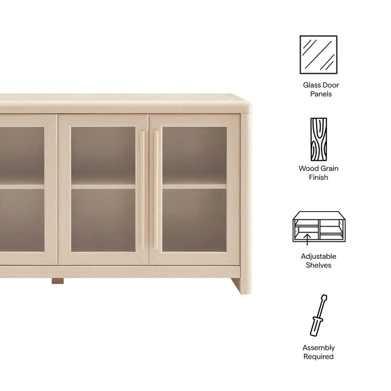 Evren 4-Door Sideboard Storage Display Cabinet by Modway by HouseOfZazla