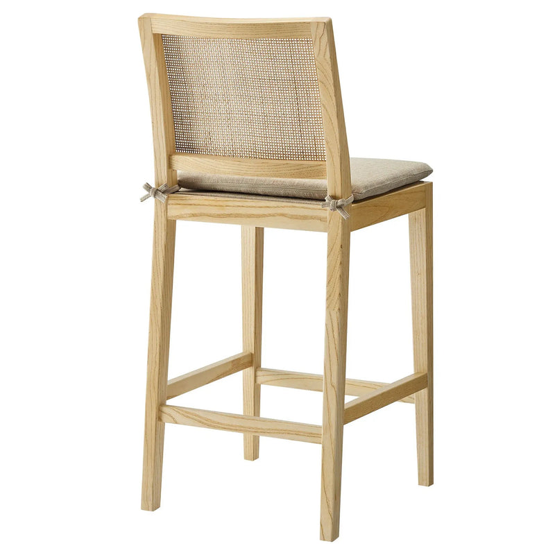 Ovard Wood and Rattan Counter Stool by Modway by HouseOfZazla