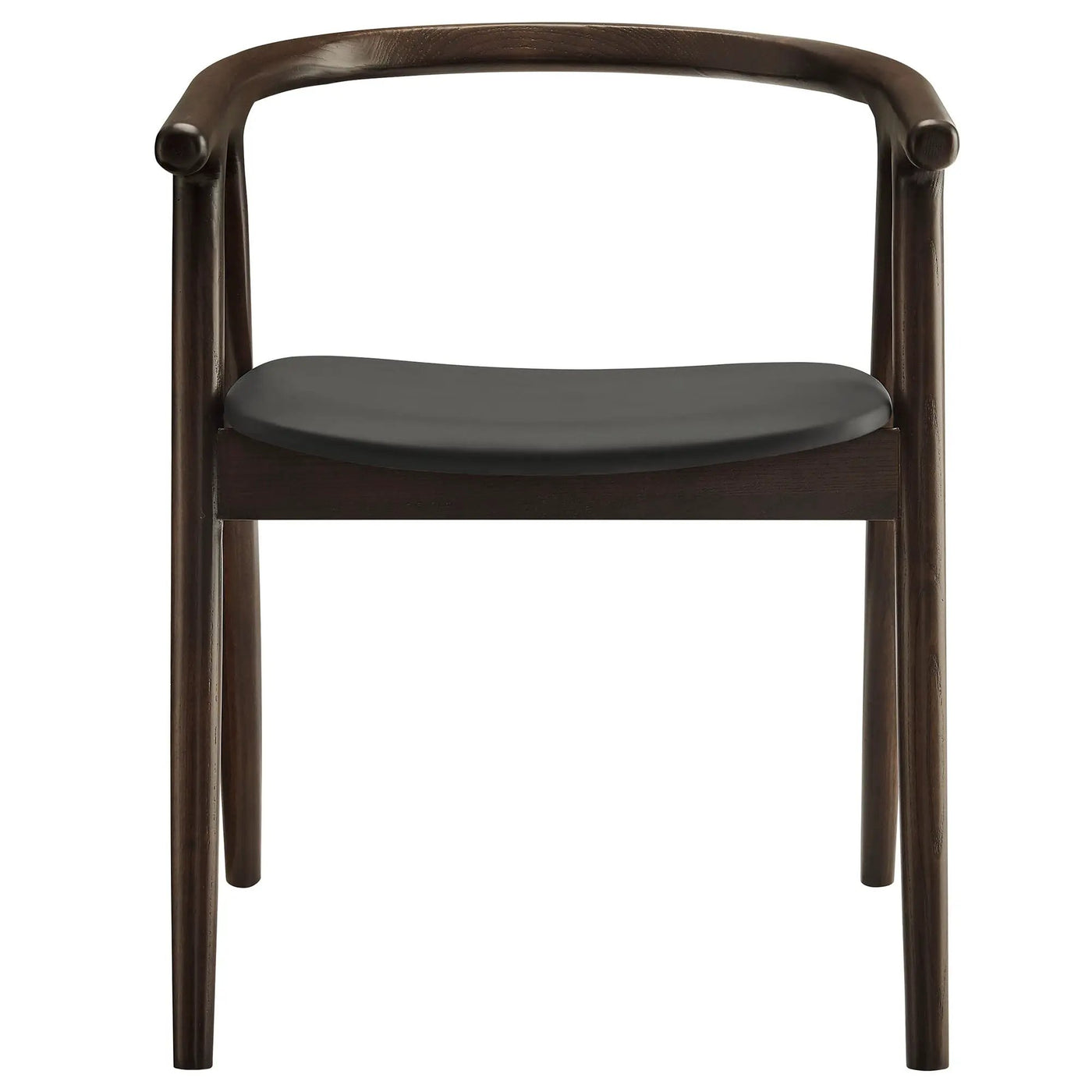 Henry Vegan Leather and Wood Dining Chair by HouseOfZazla