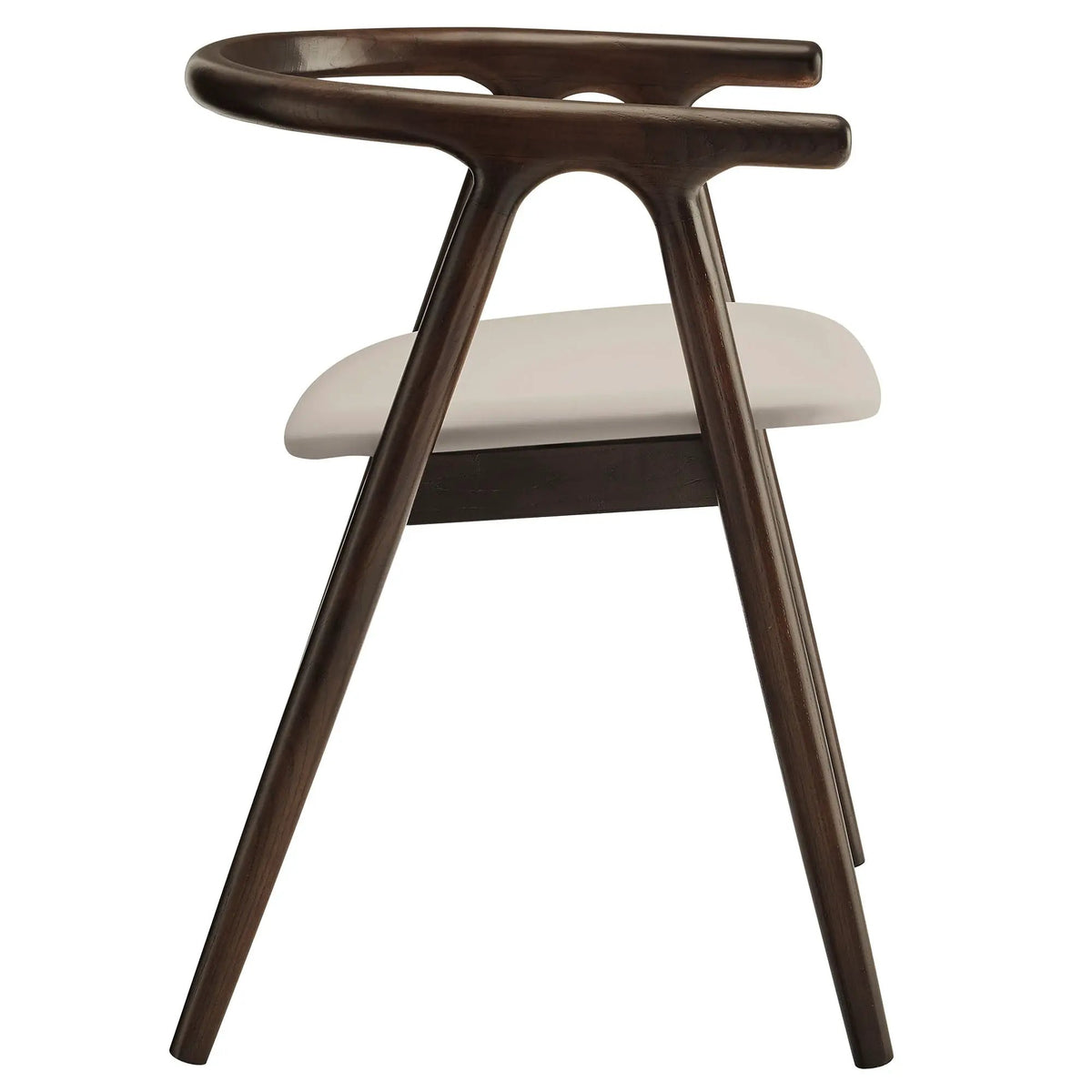Henry Vegan Leather and Wood Dining Chair by HouseOfZazla